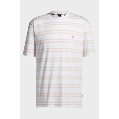 тениска,мъжки,тениски,boss,taut,01,10263030,01,short,sleeve,t,shirt,white
