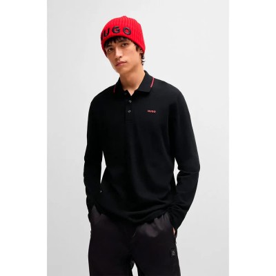 мъжки,блузи,с,яка,hugo,derriko,10257070,long,sleeve,polo,black,(black)