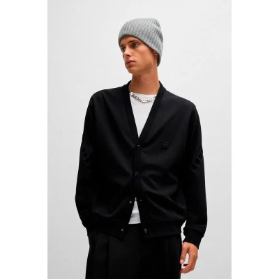блуза,мъжки,пуловери,hugo,dequilos,10254770,01,sweatshirt,black