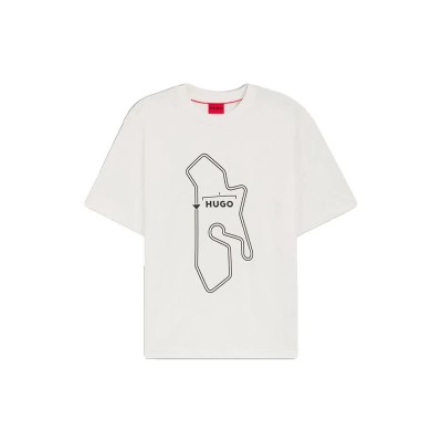 тениска,мъжки,тениски,дамски,тениски,hugo,droad,10262283,01,short,sleeve,t,shirt,white,(natural)