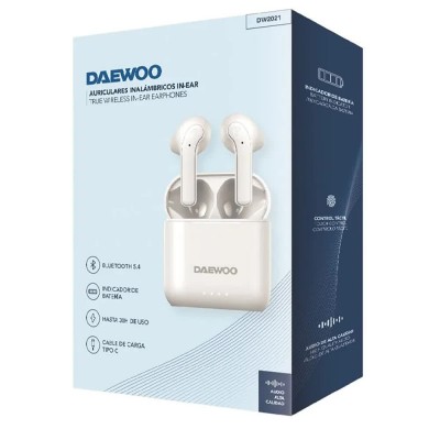 слушалки,слушалки,daewoo,dw2021,wireless,earphones,white,(white)