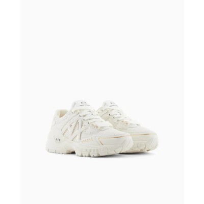 маратонки,дамски,маратонки,armani,exchange,xdx195,xv944,trainers,white