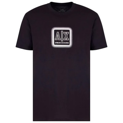 тениска,мъжки,тениски,armani,exchange,xm000545a,f10361u,short,sleeve,t,shirt,black