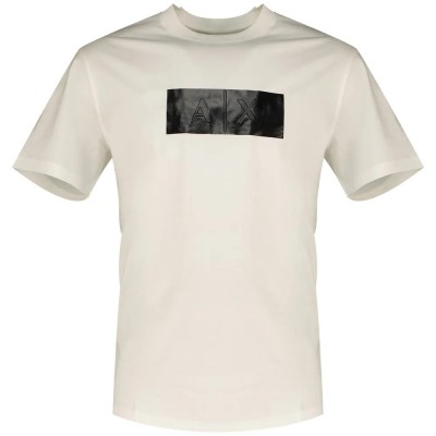 тениска,мъжки,тениски,armani,exchange,xm000786a,f10364u,short,sleeve,t,shirt,beige,(off,white)