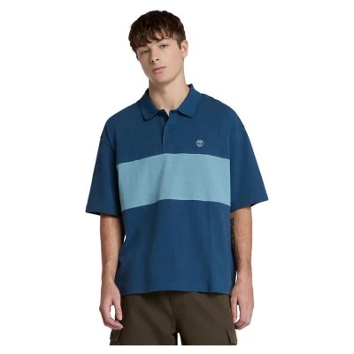 мъжки,блузи,с,яка,timberland,color,block,rugby,short,sleeve,polo,dark,denim,citadel,(blue)