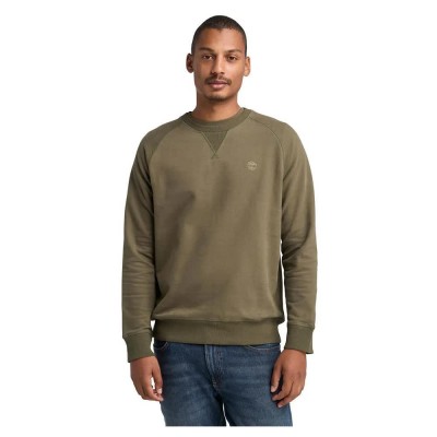 блуза,мъжки,пуловери,timberland,exeter,river,loopback,crew,neck,sweatshirt,leaf,green,cassel,earth,(green)