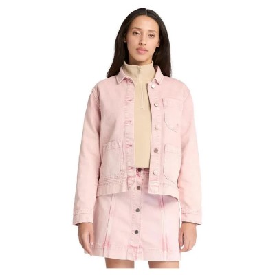 яке,дамски,якета,и,палта,timberland,kempshire,refibra,chore,jacket,peach,pink,wash,(pink)