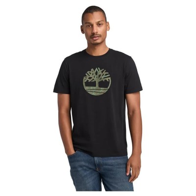 тениска,мъжки,тениски,timberland,kennebec,river,camo,tree,logo,short,sleeve,t,shirt,black,(black)