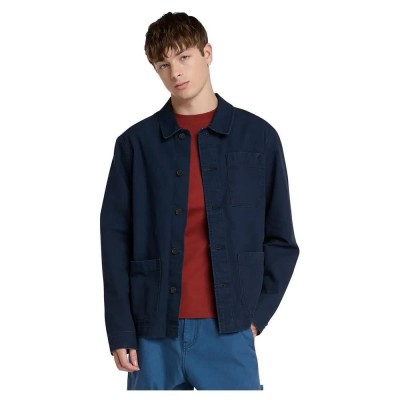 яке,мъжки,якета,timberland,kempshire,washed,canvas,chore,jacket,dark,sapphire,(blue)