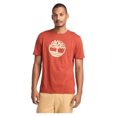 тениска,мъжки,тениски,timberland,kennebec,river,tree,logo,short,sleeve,t,shirt,burnt,henna,(orange)
