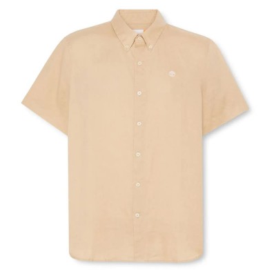 риза,с,къс,ръкав,мъжки,ризи,timberland,mill,brook,linen,short,sleeve,shirt,safari,(beige)