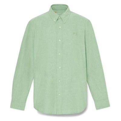 риза,с,дълъг,ръкав,мъжки,ризи,timberland,oxford,long,sleeve,shirt,green,(green,bay,yd)