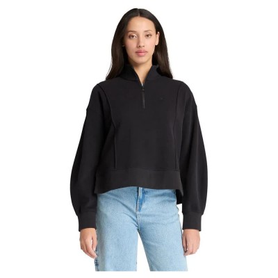 блуза,дамски,блузи,timberland,tb0a6ga70011,half,zip,sweatshirt,black