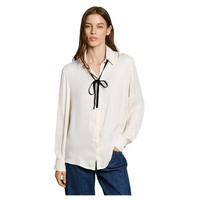риза,с,дълъг,ръкав,дамски,блузи,дамски,ризи,pepe,jeans,athenea,long,sleeve,shirt,white
