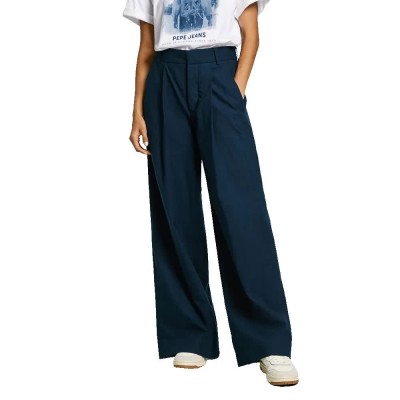 панталони,дамски,панталони,pepe,jeans,demi,pants,blue,(dulwich,blue)