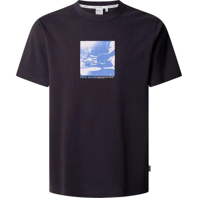 тениска,мъжки,тениски,pepe,jeans,donal,short,sleeve,t,shirt,black