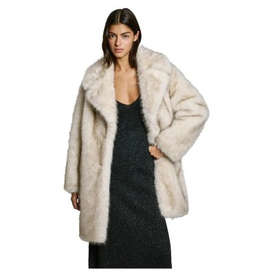 палто,дамски,якета,и,палта,pepe,jeans,frida,coat,candle,white,(beige)