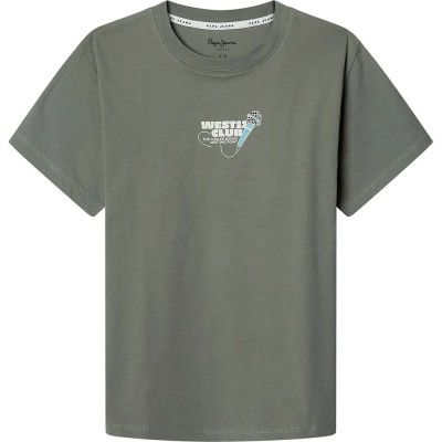 тениска,детски,тениски,pepe,jeans,jaiden,short,sleeve,t,shirt,green,(umber,green)