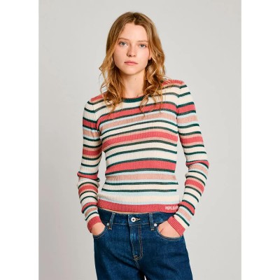 блуза,дамски,пуловери,дамски,плетени,дрехи,pepe,jeans,north,sweater,multicolor