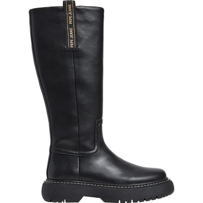 обувки,дамски,боти,дамски,високи,обувки,за,ходене,pepe,jeans,yoko,high,boots,black