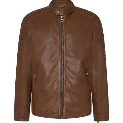 яке,мъжки,якета,pepe,jeans,travis,leather,jacket,brown