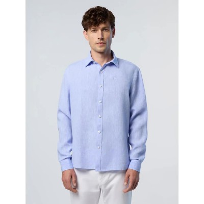 риза,с,дълъг,ръкав,мъжки,ризи,north,sails,664368,long,sleeve,shirt,blue,(light,blue)