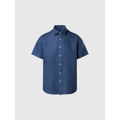 риза,с,къс,ръкав,мъжки,ризи,north,sails,664370,short,sleeve,shirt,blue,(dark,denim)