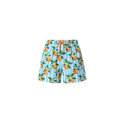 бански,гащета,мъжки,бански,костюми,north,sails,allover,volley,swimming,shorts,white,blue,stripes,orange,fruits,(blue)