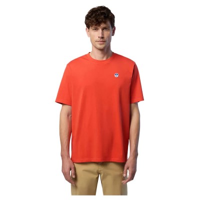 тениска,мъжки,тениски,north,sails,basic,bollo,short,sleeve,t,shirt,paprika,(orange)