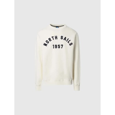 блуза,мъжки,пуловери,north,sails,graphic,691413,sweatshirt,marshmallow,(beige)