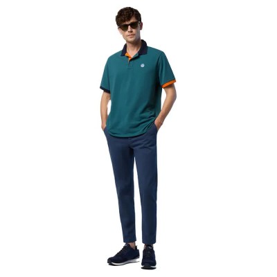 мъжки,блузи,с,яка,north,sails,logo,692440,short,sleeve,polo,mediterranea,(blue)