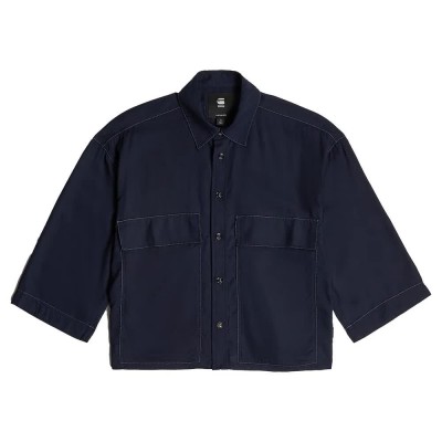тениска,дамски,тениски,g,star,boxy,short,sleeve,t,shirt,osaka,blue,(blue)