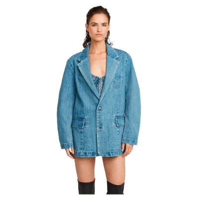 сако,дамски,сака,g,star,oversized,blazer,blue