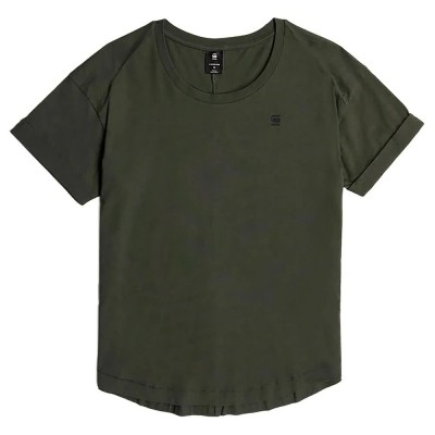 тениска,дамски,тениски,g,star,rolled,up,sl,bf,short,sleeve,t,shirt,green,(asfalt)