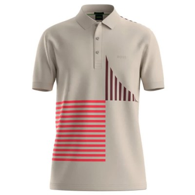дамски,блузи,с,яка,мъжки,блузи,с,яка,boss,paddy,striped,c1,10270355,green,short,sleeve,polo,open,beige