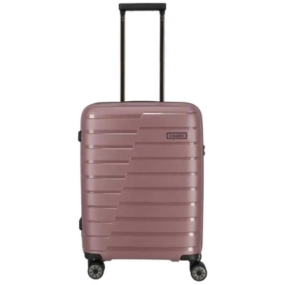 куфари,travelite,air,base,4w,s,trolley,bag,lilac,metallic,lilac,metallic,(brown)