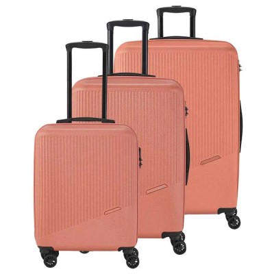 куфари,travelite,bali,4w,l,m,s,trolley,bag,coral,(orange)