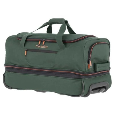 сак,сакове,travelite,basics,55cm,expandable,51,64l,wheeled,duffle,bag,dark,green,(green)