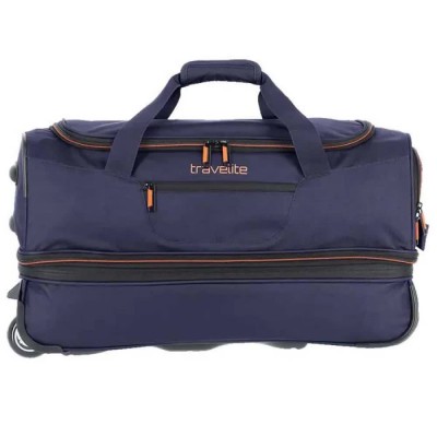 сак,сакове,travelite,basics,55cm,expandable,51,64l,wheeled,duffle,bag,navy,(blue)