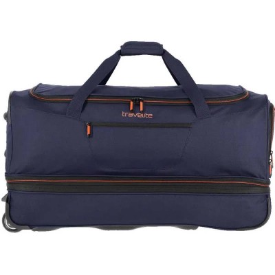 сак,сакове,travelite,basics,70cm,expandable,98,119l,wheeled,duffle,bag,blue