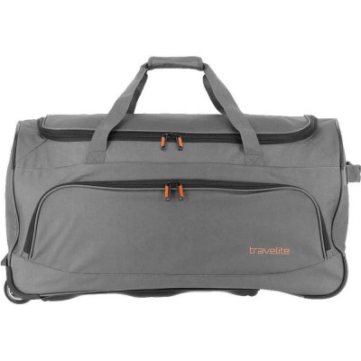 сак,сакове,travelite,basics,fresh,89l,wheeled,duffle,bag,grey,(anthracite)