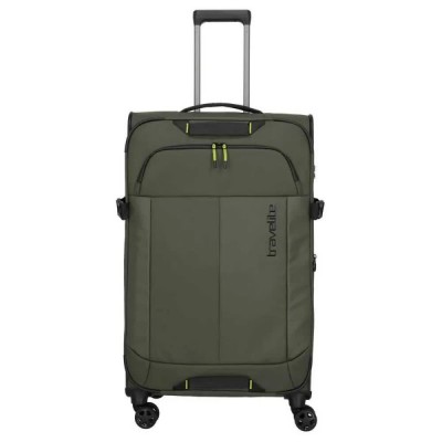 куфари,travelite,briize,4w,l,86,92l,trolley,bag,green,(khaki)