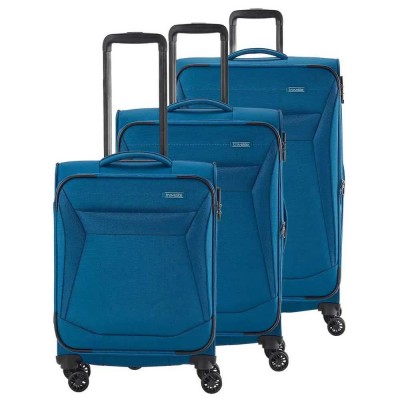куфари,travelite,chios,4w,l,expandable,m,expandable,s,trolley,bag,blue