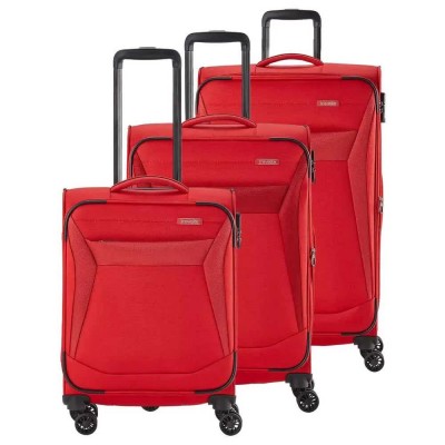 куфари,travelite,chios,4w,l,expandable,m,expandable,s,trolley,bag,red,(red)