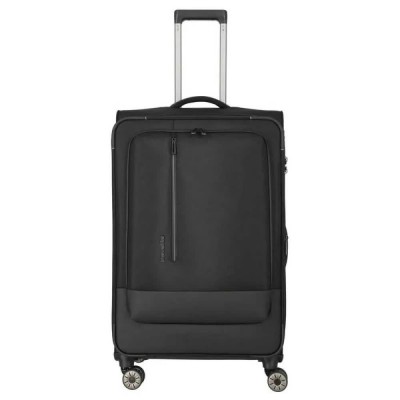 куфари,travelite,crosslite,5.0,4w,l,88,93l,trolley,bag,black