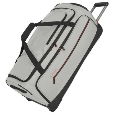 сак,сакове,travelite,crosslite,l,97l,wheeled,duffle,bag,white,sand,(grey)