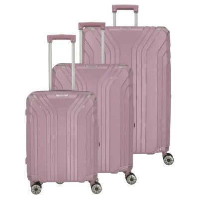 куфари,travelite,elvaa,4w,l,m,s,trolley,bag,pink,(rosé)