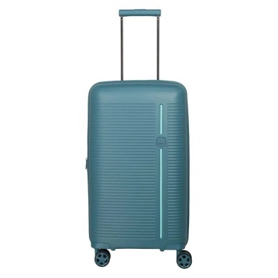 куфари,travelite,roomer,4w,trunk,m,66,74l,trolley,bag,blue