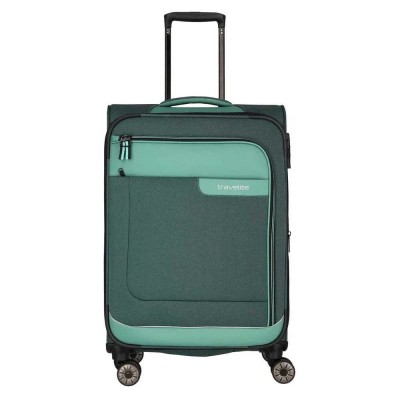 куфари,travelite,viia,4w,m,70,80l,trolley,bag,green