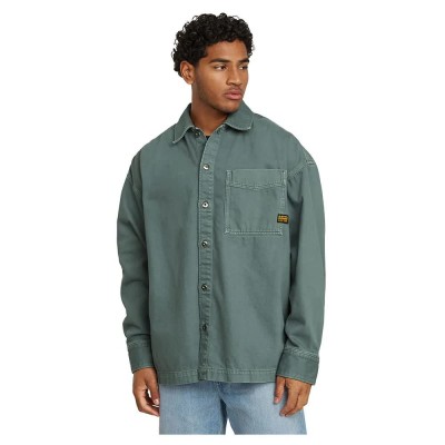 риза,с,дълъг,ръкав,мъжки,ризи,g,star,boxy,fit,long,sleeve,shirt,green,(stormy,sea,gd)